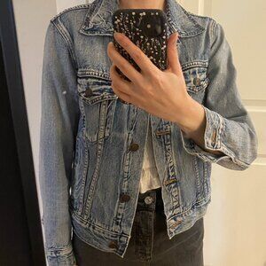 JCREW Cropped jean jacket in XS